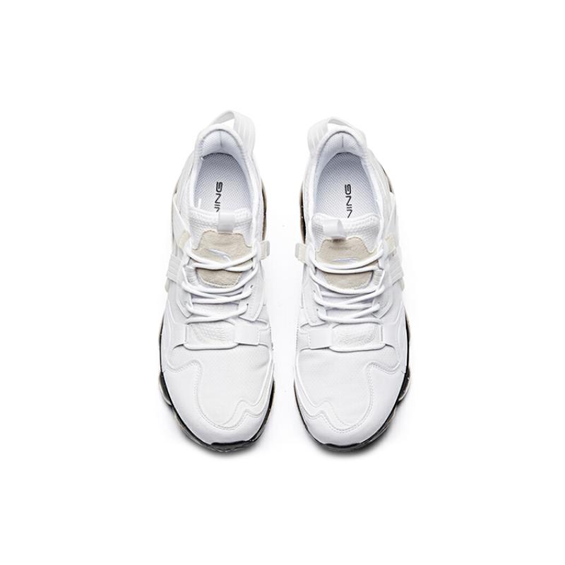 Anta Cushioning Coverage Support Rebound Low Top Running Shoes Men's White Sneakers 912035556-12