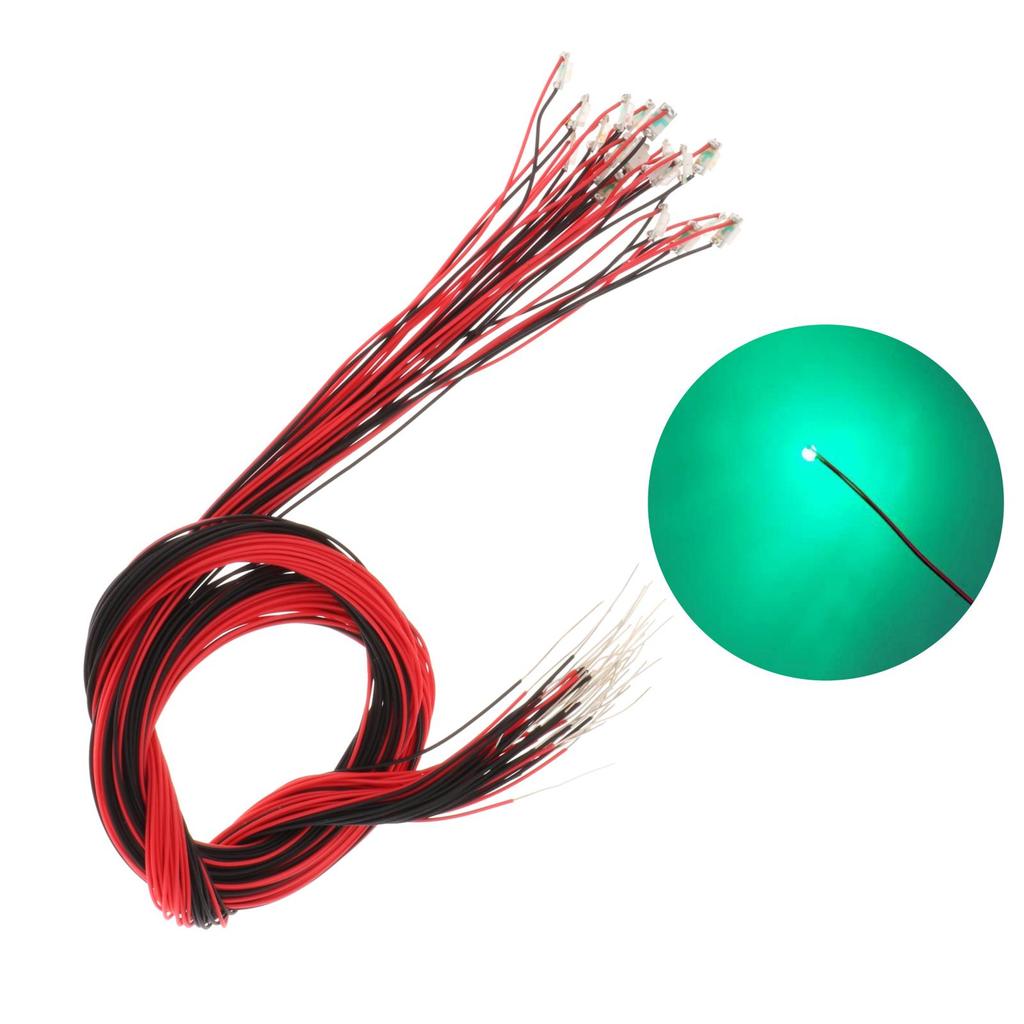 10/20 Stück 0805 Vorverdrahtete SMD LED Leuchtdiode Mikro-Litz Länge 11,8 Zoll Elektronische Komponente Modell Verdrahtete LED-Leuchten