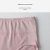 YOUNGYELL Women's High Waist Seamless Cotton Antibacterial Underwear 4-Pack