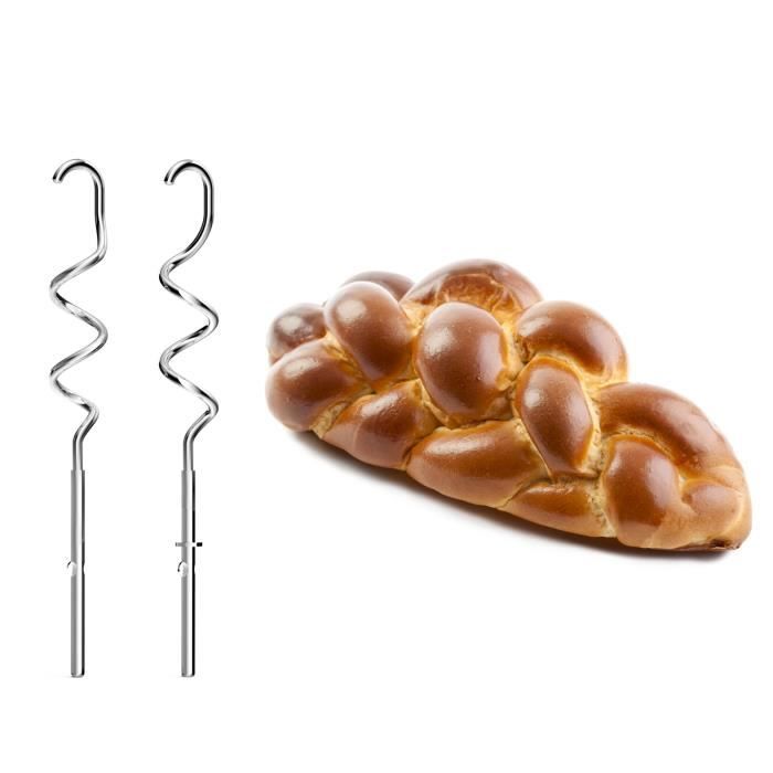 Moulinex prep’mix+ batteur électrique, 500 w, fonction turbo, 5 vitesses, 2 fouets + 2 pétrins inox hm460110