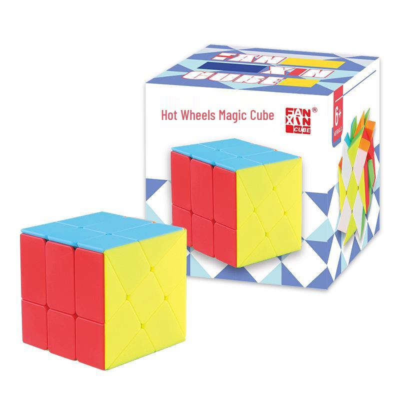 Solid Color Maple Leaf Magic Cube Pyramid Dinosaur Grid Dot Skewed Edge