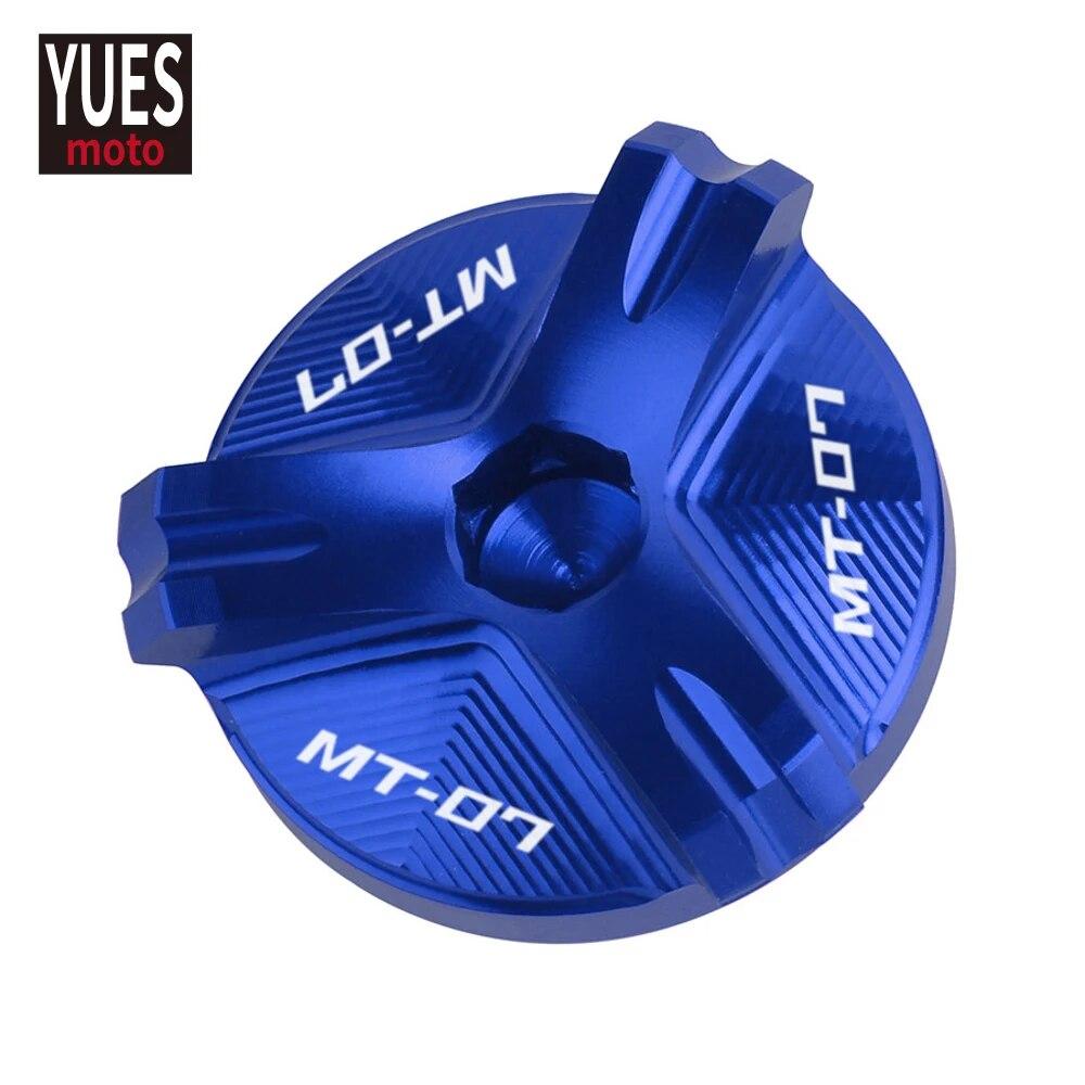 Motorrad CNC Motoröl Einfüllbecher Stopfen Abdeckung Kappe Schraube Für YAMAHA MT07 MT 07 2014 2015 2016 2017 2018    2022