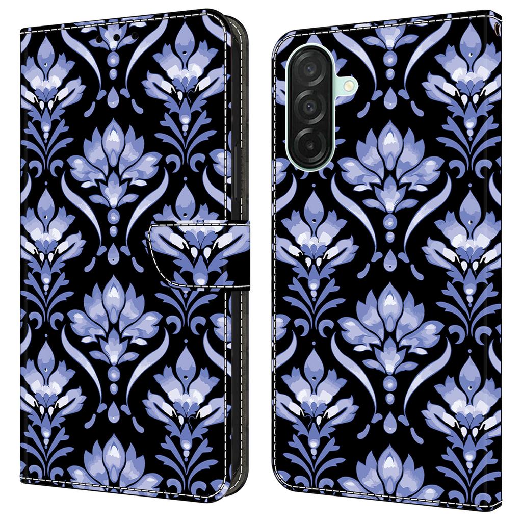 For Samsung Galaxy A26 5G Leather Case Pattern Printing Wallet Stand Anti Drop Phone Cover