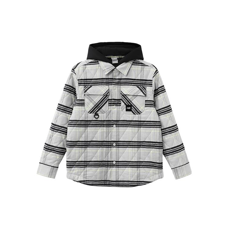 Мужская пуховая куртка для скейтборда Li Ning Серая AFMR015-1 XXL