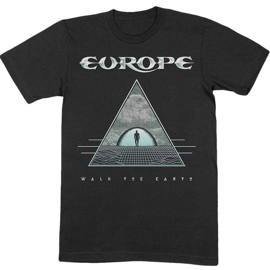 

Европа Группа Иди по Земле Футболка с коротким рукавом Унисекс Топы Футболка XL