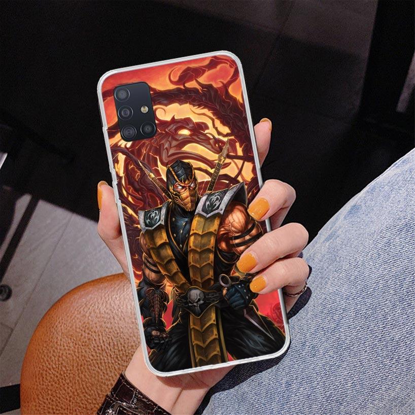 Mortal Kombat Phone Case For Samsung Galaxy A52 A32 A22 A12 A51 A31 A50S A30S A20S A10S Note 20 Ultra 10 Plus S10 A72 A71 Galaxy