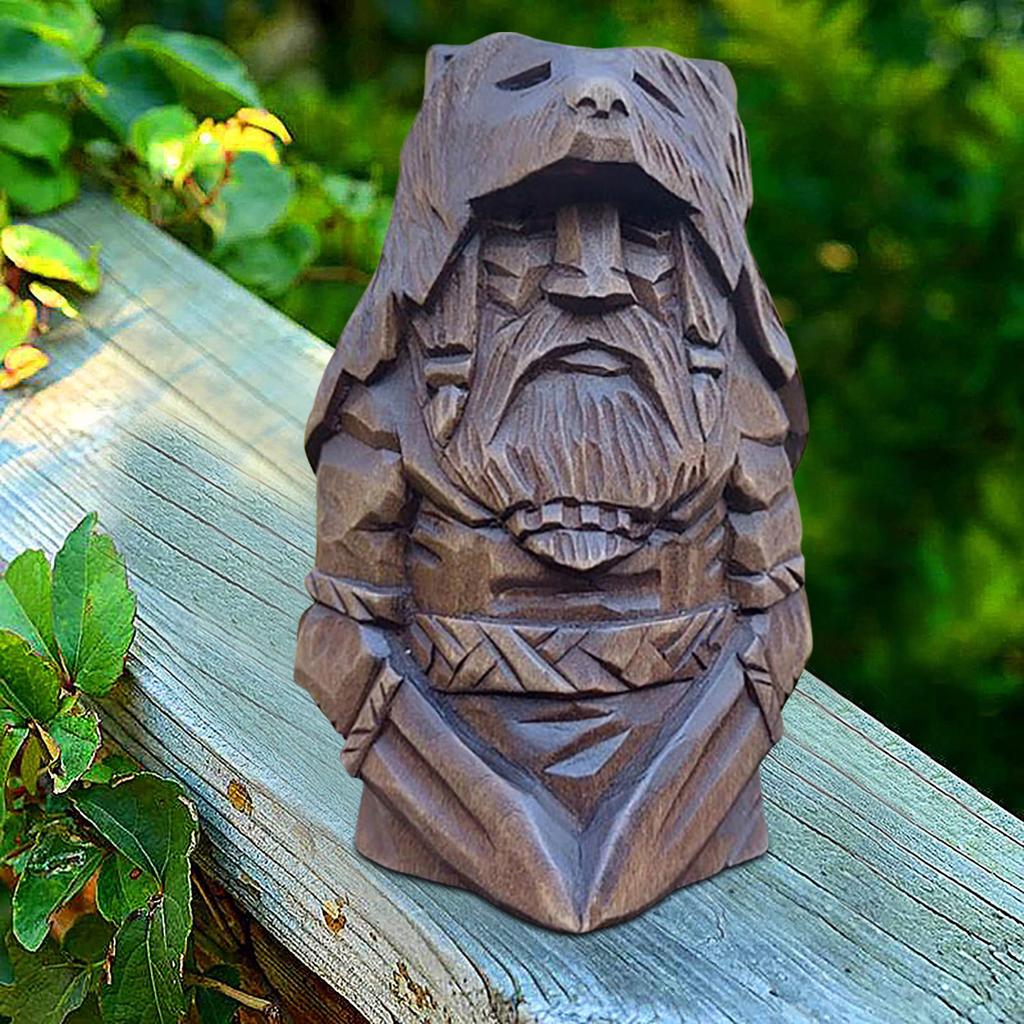 Odino Thor Tyr Ulfhednar Norse Pagan Resina Vichingo Statua Nordic Pagan Ornamenti In Resina Arte per la Casa Decorazione del Giardino Esterno