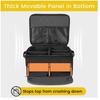 Practical Golf Storage Solution Waterproof Trunk Organizer Bag Polyester Multilayer Pockets Foldable Travel Design