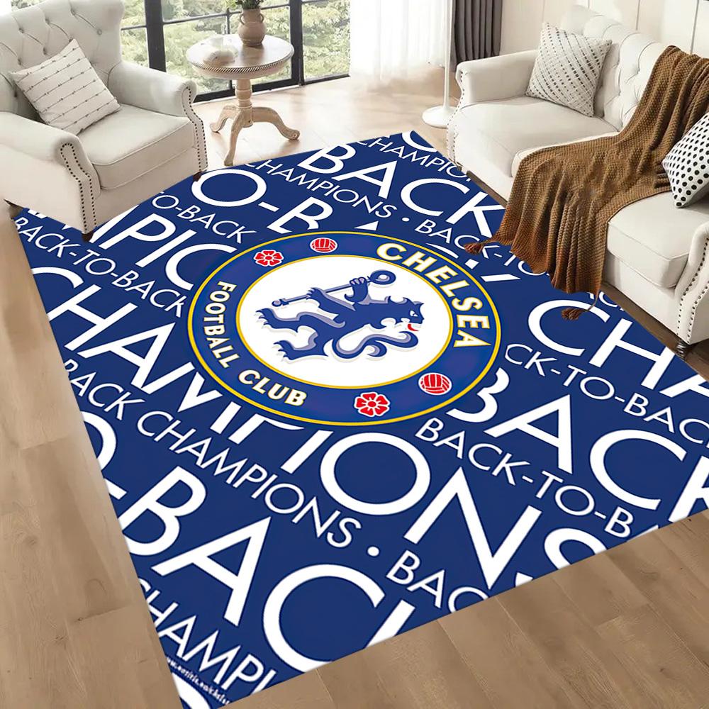 Chelsea Football Club Fans Square Rugs Are a Great Choice for Living Rooms, Bedrooms, Home Décor, and As Gifts.