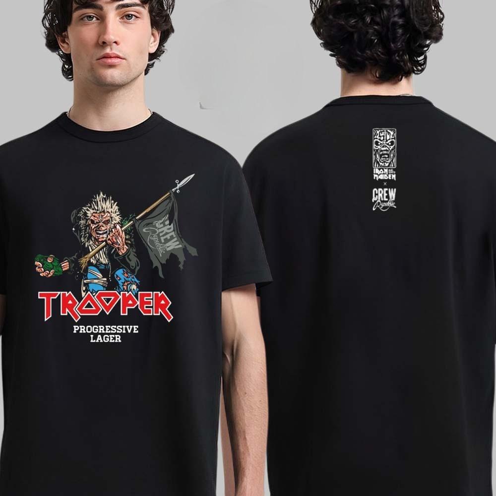 

Hot Ir Maiden 50 Anniversary World Piece World Tour 1983 Vintage T-Shirt High-end Luxury Is for Both Men and Women Top Y2k 4XL