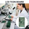 Voltage Step Up TCON Board for LCD Screen, 3.3/5V Input Voltage Adjustable Module with 4-Channel Output CA-408/CA-508