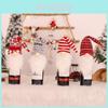 Christmas Decoration Knitted Wine Bottle Cover With Faceless Santa Claus Festive Table Decor