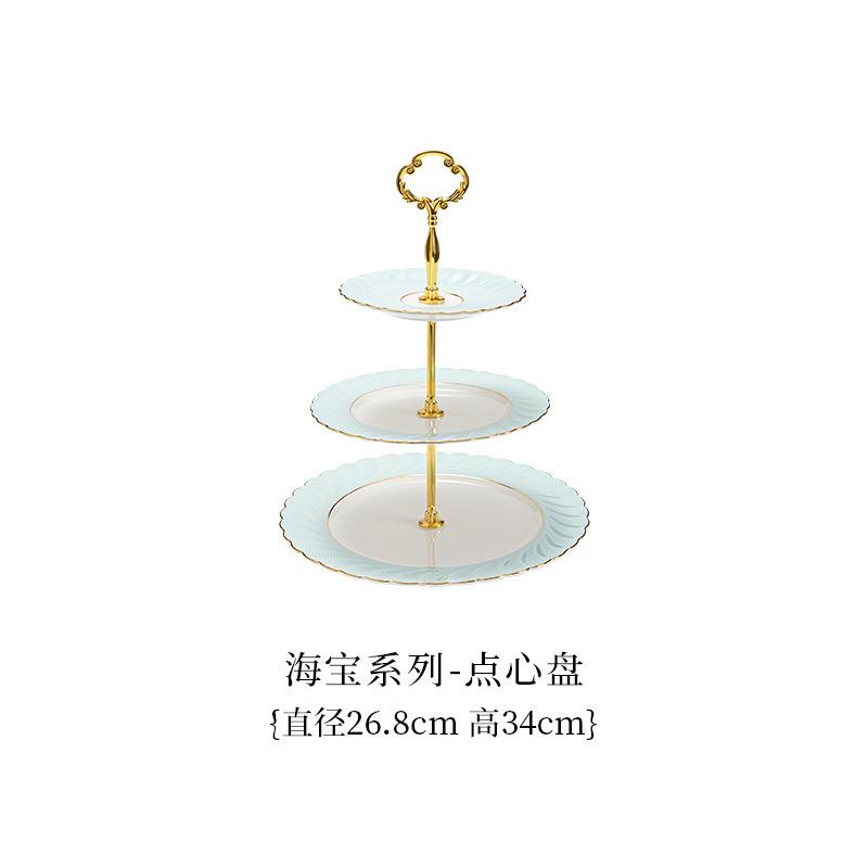 "Light Luxury Premium Sense" Bone China Coffee Cup Set Simple And Fashion Ceramic Flower Tea Cup Saucer Tea Pot Household