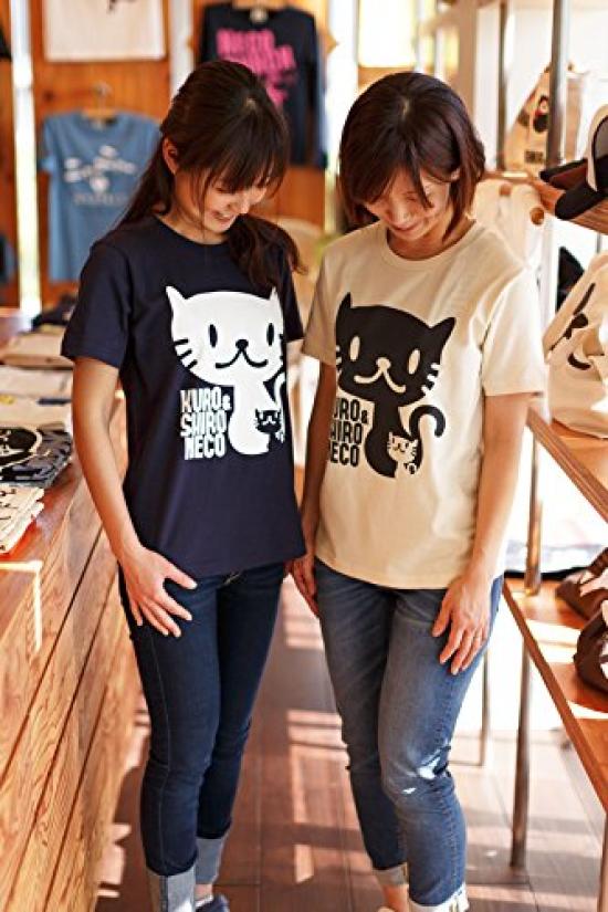 Scorpy Cat Print for Cat White Black XL T-Shirt Lovers, & Cats, Navy,