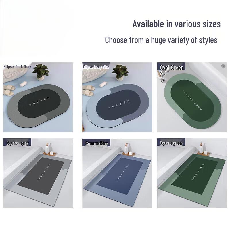Diatomaceous Earth Absorbent Floor Mat