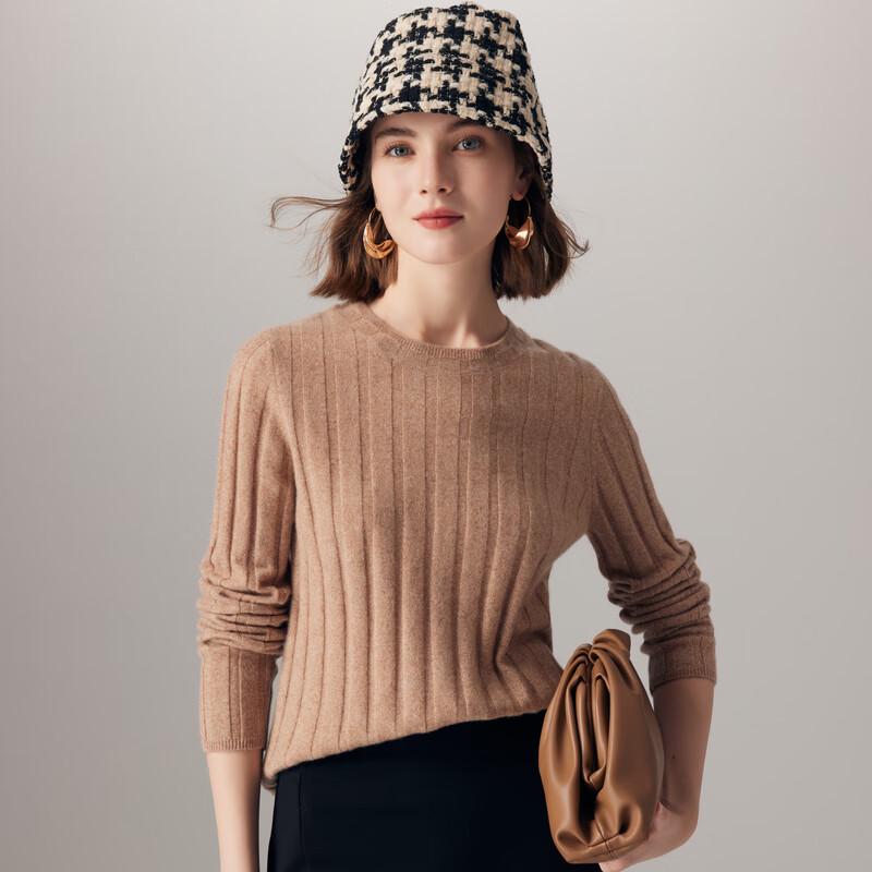 Paro Women's Textured Rib Jacquard Pure Cashmere Sweater