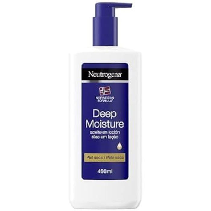 Loción Corporal - NEUTROGENA - Aceite en Loción - 400 ml - Hydratation Profonde - Peaux Sèches