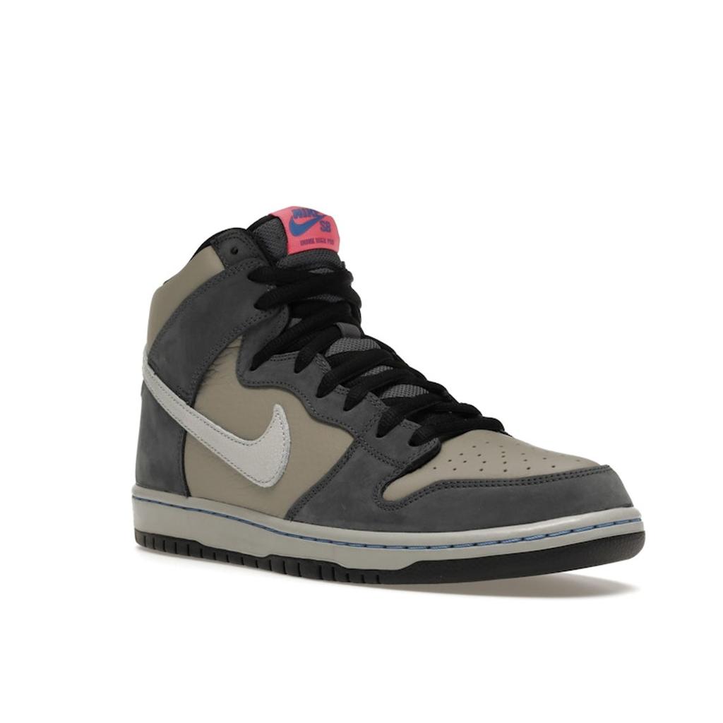Nike Dunk High Pro SB Medium Grey Unisex Sneakers Flint-Grey Flamingo Grey-Fog DJ9800-001