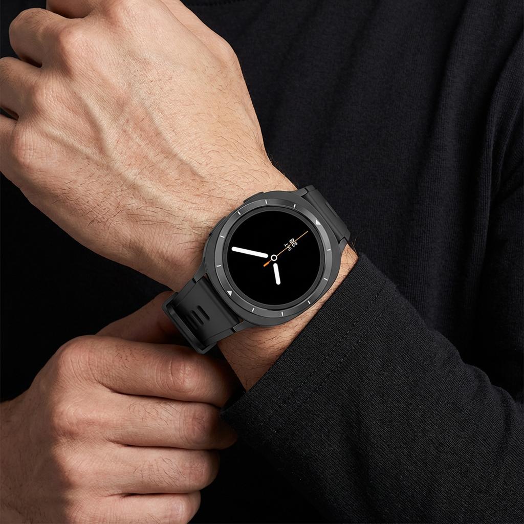 Pour Samsung Galaxy Watch 8 40mm 44mm Accessoires Protection d'écran rigide antichoc Coque bumper pour Galaxy Watch 8 Housse en PC Métal