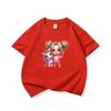 Kids Cotton T Shirt Cute Girl With Unicorn Print Crew Neck Short Sleeve Tee Casual Boys Girls Summer Tops