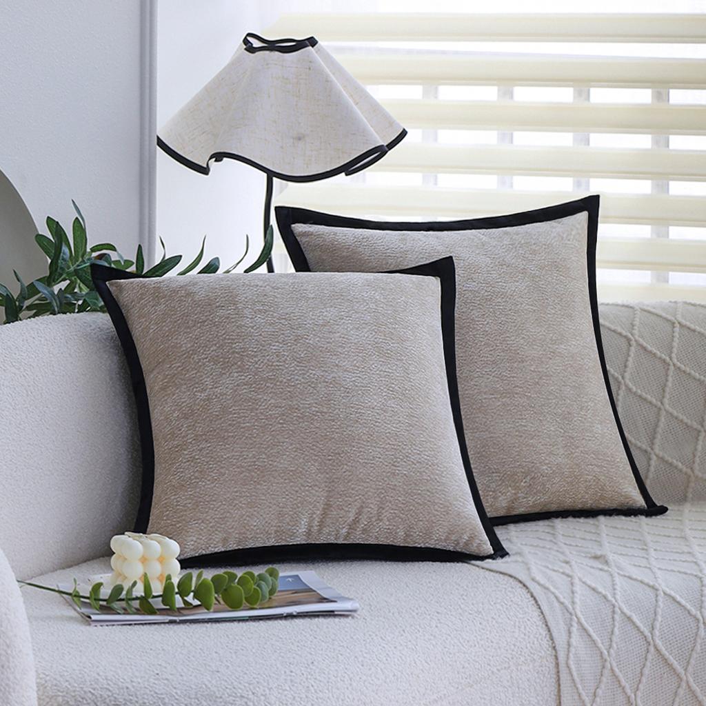 Lekki Luksus Styl Francuski Poduszka Sofa Salon Kolor Owsianki Poduszka Wysokiej Klasy Sypialnia Okno Wykusz Poszewka Zdejmowana i Zmywalna