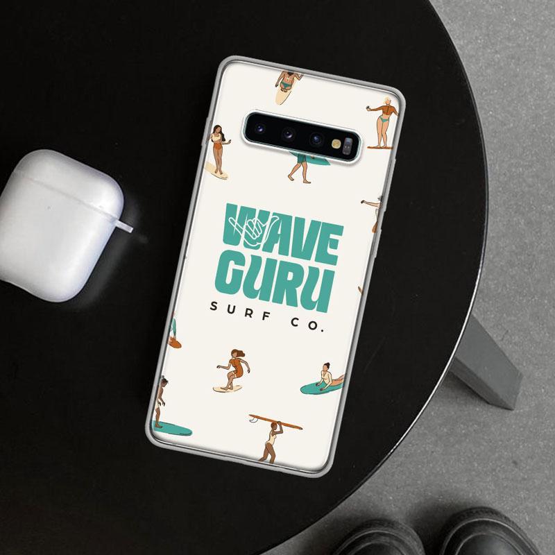 Surf Board Aesthetic Phone Case Cover for Samsung Galaxy S26 S25 Edge S24 S23 Ultra S22 Plus S21 FE S20 + Art Customized Fundas