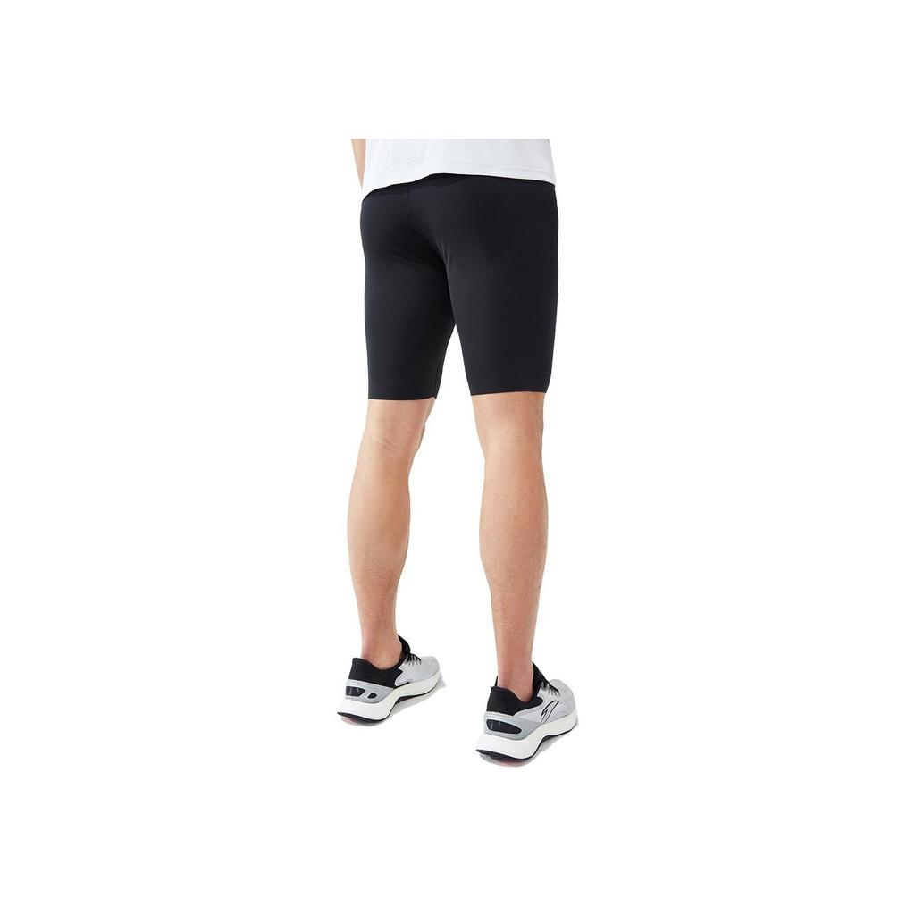 Anta Logo Athletic Slim Fit Five-Point Shorts Men Shorts Black 152325303-1