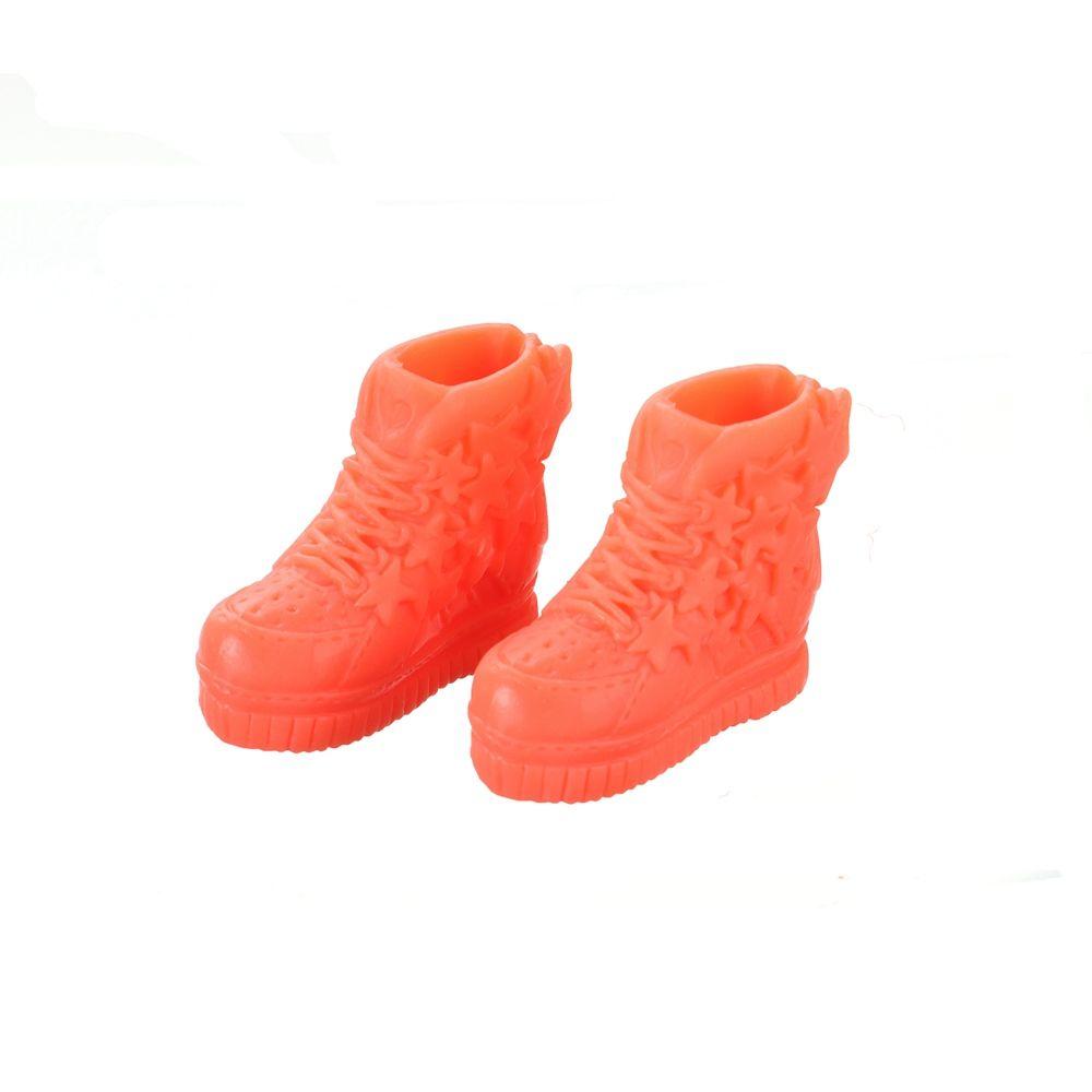 Bunte Weibliche Fußlänge 2,2cm Puppenschuhe Socken Heldenpuppen Stiefel Lang Kniehohe Stiefel Zubehör