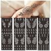 DIY Kids Temporary Tattoo Stencil Body Art Sticker Template Henna Stencil Hollow Drawing Template