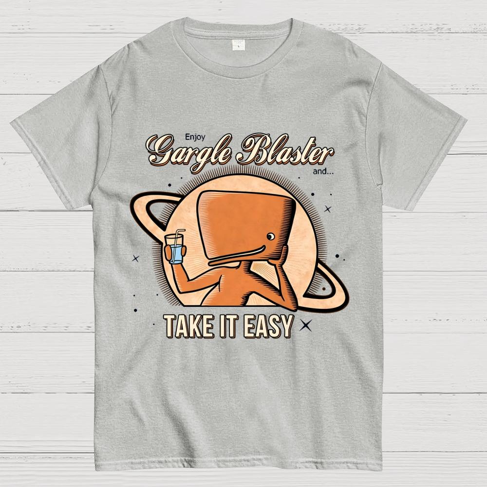 Take It Easy Unisex 100% Cotton Summer Casual Cool Loose T-Shirt