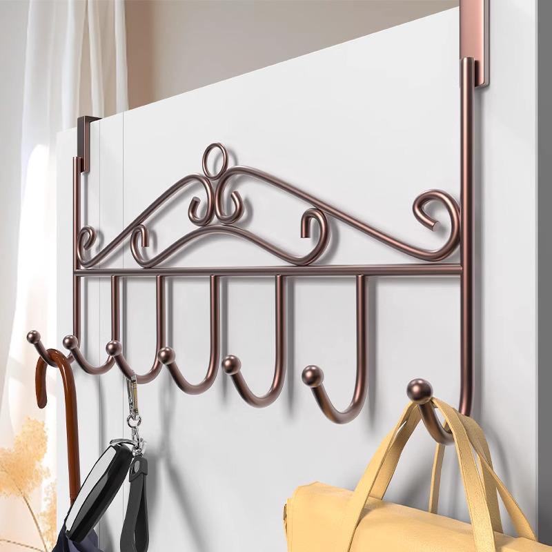 Over-the-Door No-Drill Coat Hook for Bathroom and Bedroom