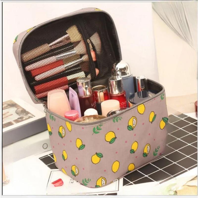 Women'S  Cosmetic Bag Toiletry Storage Organizer Beauty Pouch Girls Travel Foldable Waterproof Makeup Case Handbag