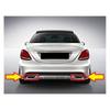 AEF3-Left&Right Rear Exhaust Pipe Trim Bezel Tailpipe Cover Trim For Mercedes Benz W177 W238 E W205 A2058852221 A2058852321