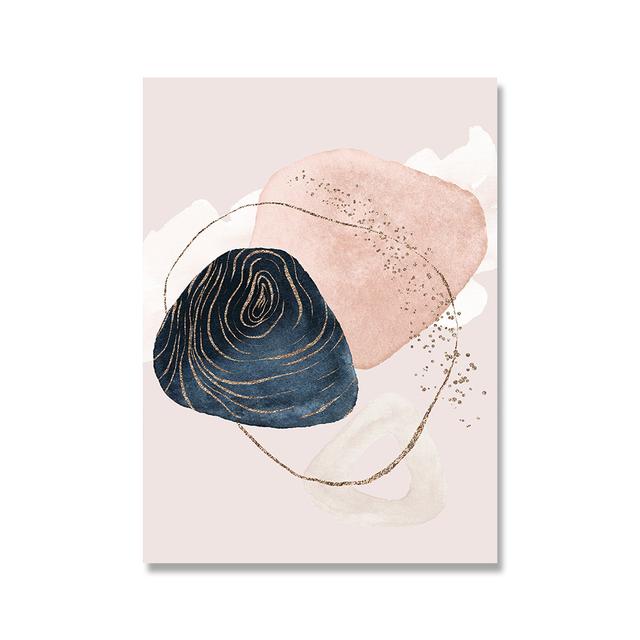 

Абстрактное геометрическое искусство плакат румянец розовый граффити холст картины скандинавские настенные художественные картины для интерьера для гостиной домашний декор 21*30cm