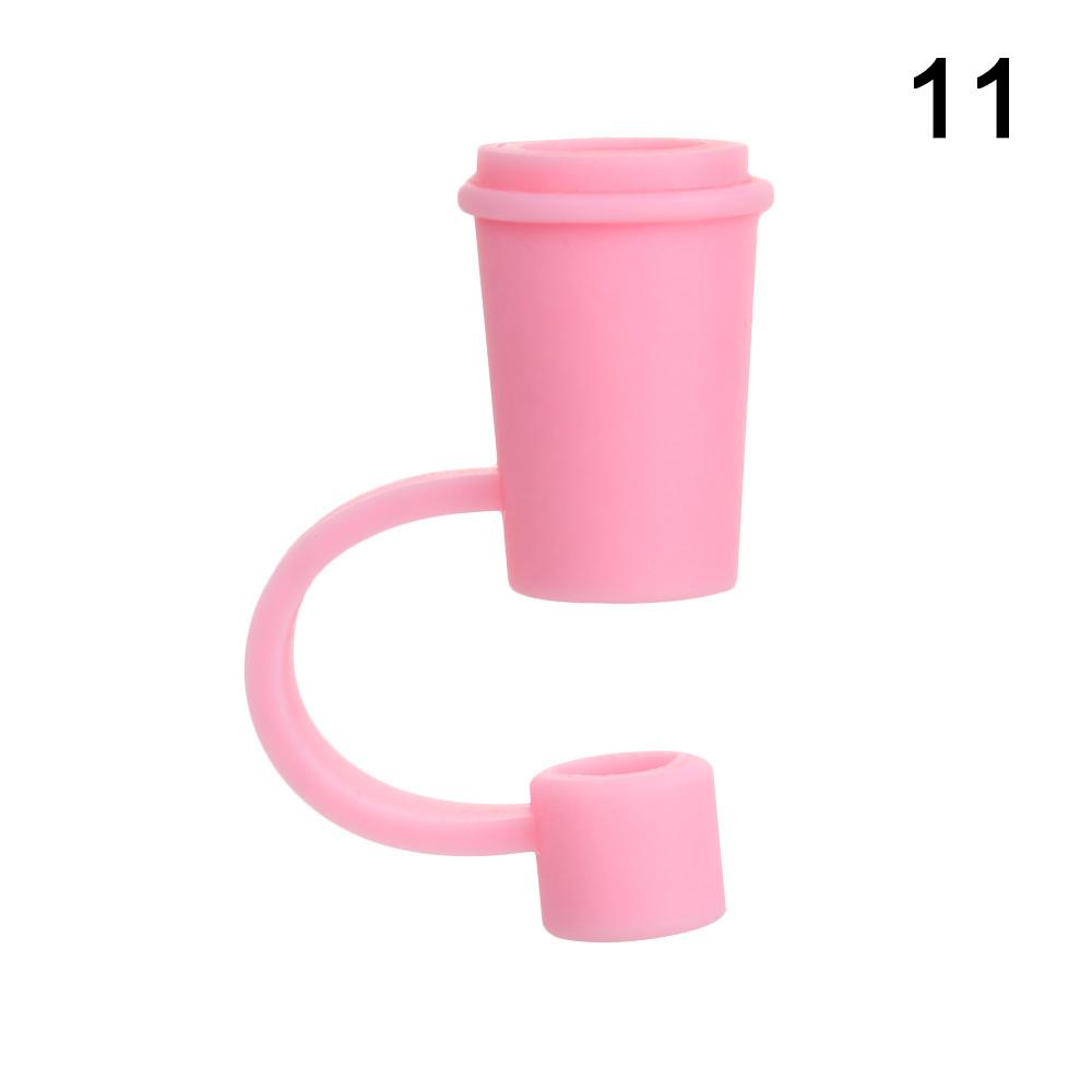 Dop de paie etanș cu desene animate, capac de băut, capac de praf din silicon, dop de paie, accesorii pentru ceașcă