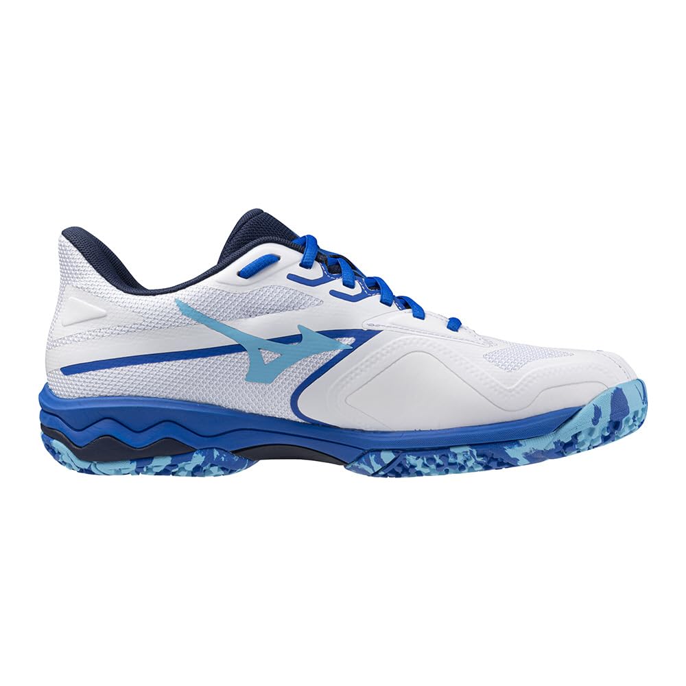 Tennis Shoes Wave Exceedrite 2 OC Artificial Grass Court Club Activities Lightweight Soft Tennis Hard Tennis White X Blue X Navy Cm 3E [Mizuno]