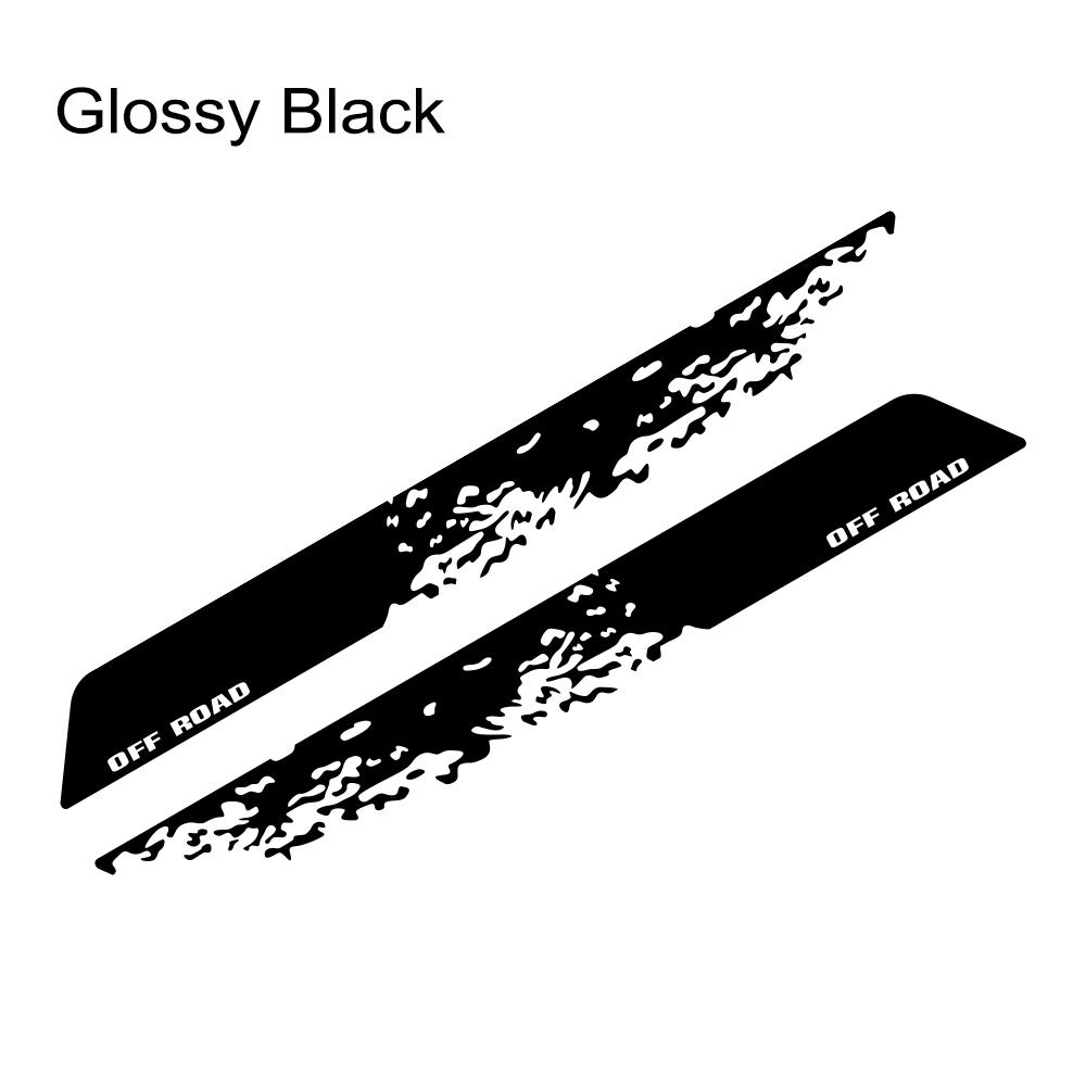 197x22cm 2PCS OFF RAOD Sport Stripes Car Body Door Side Decor Sticker For-Toyota TACOMA TRD PRO Racing Accessories Vinyl Decals