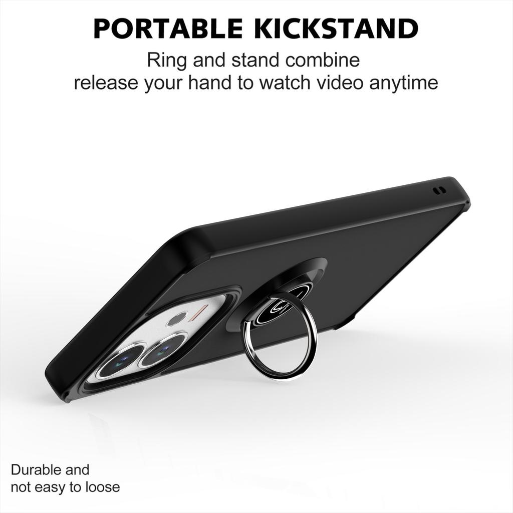 Hybrid Matte Kickstand Case For OPPO A40M A60 4G A79 A58 A78 A98 A18 A38 A3 Pro 5G Cover With Magnetic Shockproof Coque Fundas