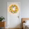 Spring And Summer Floral Wreath Door Hanging Simulation Artificial Floral Wreath Decoration Door Hanging
