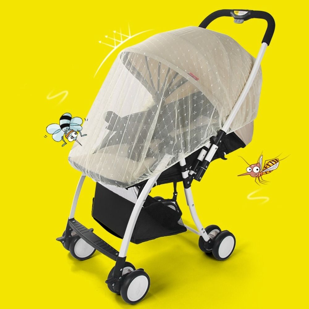 50D Yarn Baby Stroller Mosquito Nets Braced The Pram Tent Infant Mosquito Nets  Stroller