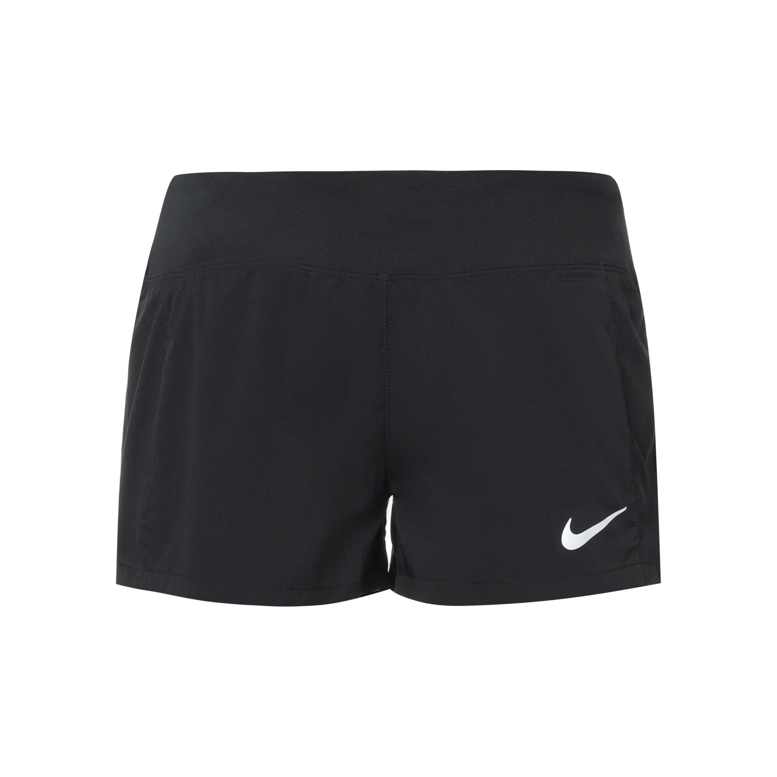 

New Nike Dri Fit Casual Shorts Women s Black 895810-010 XL