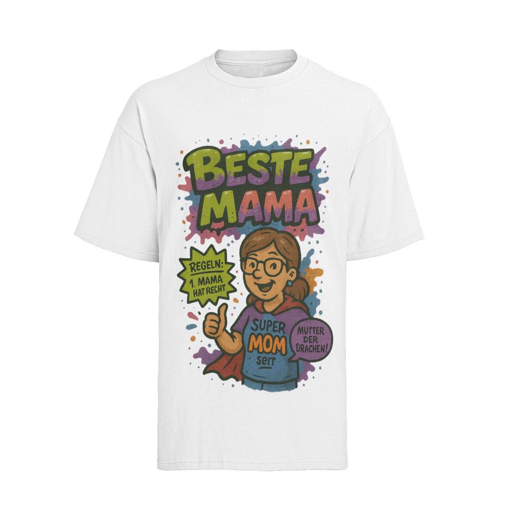 

Лучшая мама День матери Подарок на день рождения Женская хлопковая футболка Оверсайз 3XL