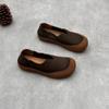 Pantofi individuali din piele vintage lucrați manual Pantofi de damă casual din piele de vaca mată