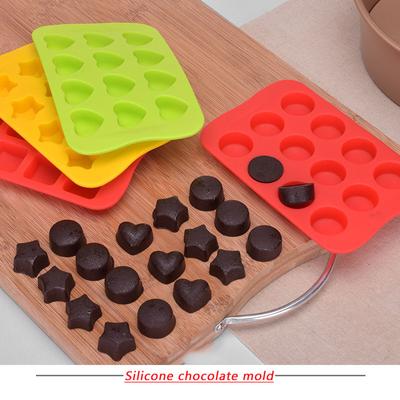 Stampi per cubetti di ghiaccio in silicone Stampi per cioccolato riutilizzabili Stampi per caramelle Stampo da forno in silicone per decorazione di torte Sapone Pastelli