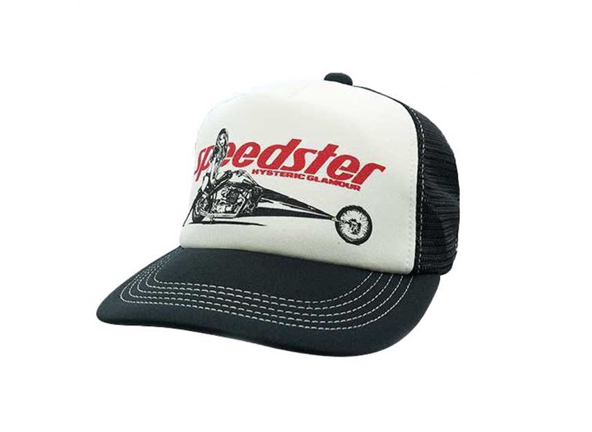02221QH05 HYSTERIC GLAMOUR Speedster Mesh Cap Black One-Size