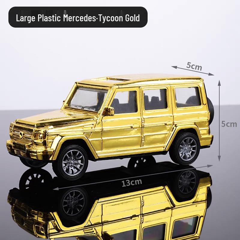 Mercedes Black Alloy Sports Car Off-Road Cake Topper for Birthdays