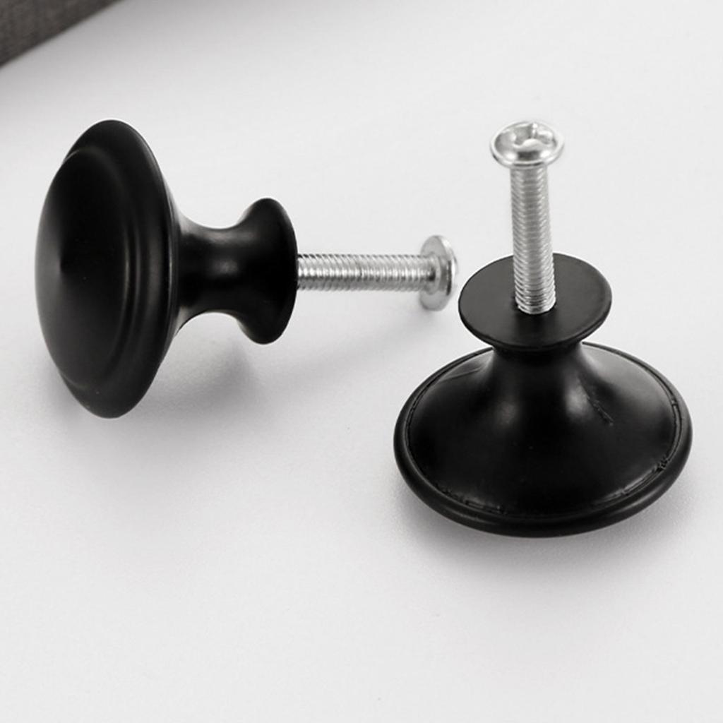 10 Stück Edelstahl Kommodenknöpfe Küchenschrank Türgriff Kleiderschrank Züge Rund Schubladenknopf Möbelbeschläge