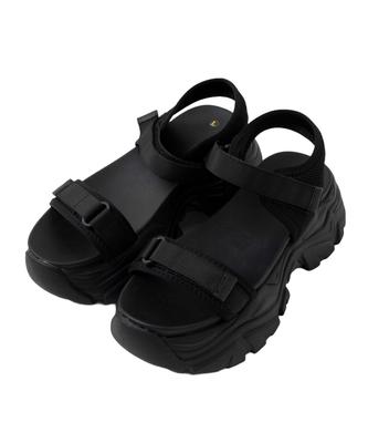 WEGO Platforma Velikost Typ Silná Pohodlná pro a Dámské Sandály, L, B, Černá, Podrážka, Street, Sportovní, Venkovní, Jaro, Léto, Podzim.