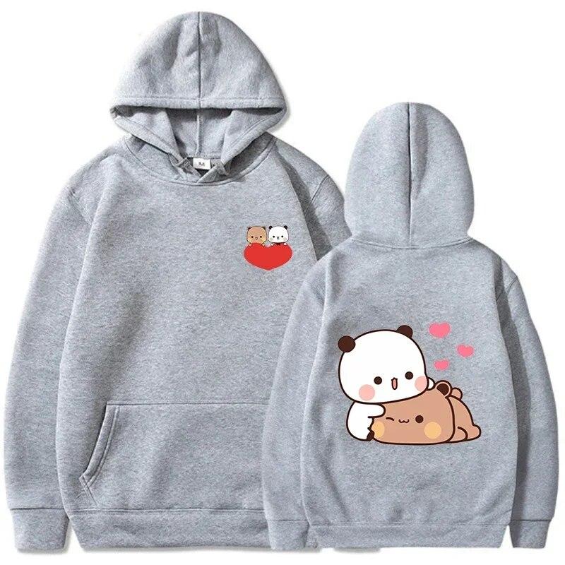 

Женская толстовка Bubu And Dudu с эстетической графикой, забавные толстовки Kawaii Bubble Tea, унисекс, аниме, винтажные пуловеры в стиле Харадзюку, поты 3XL
