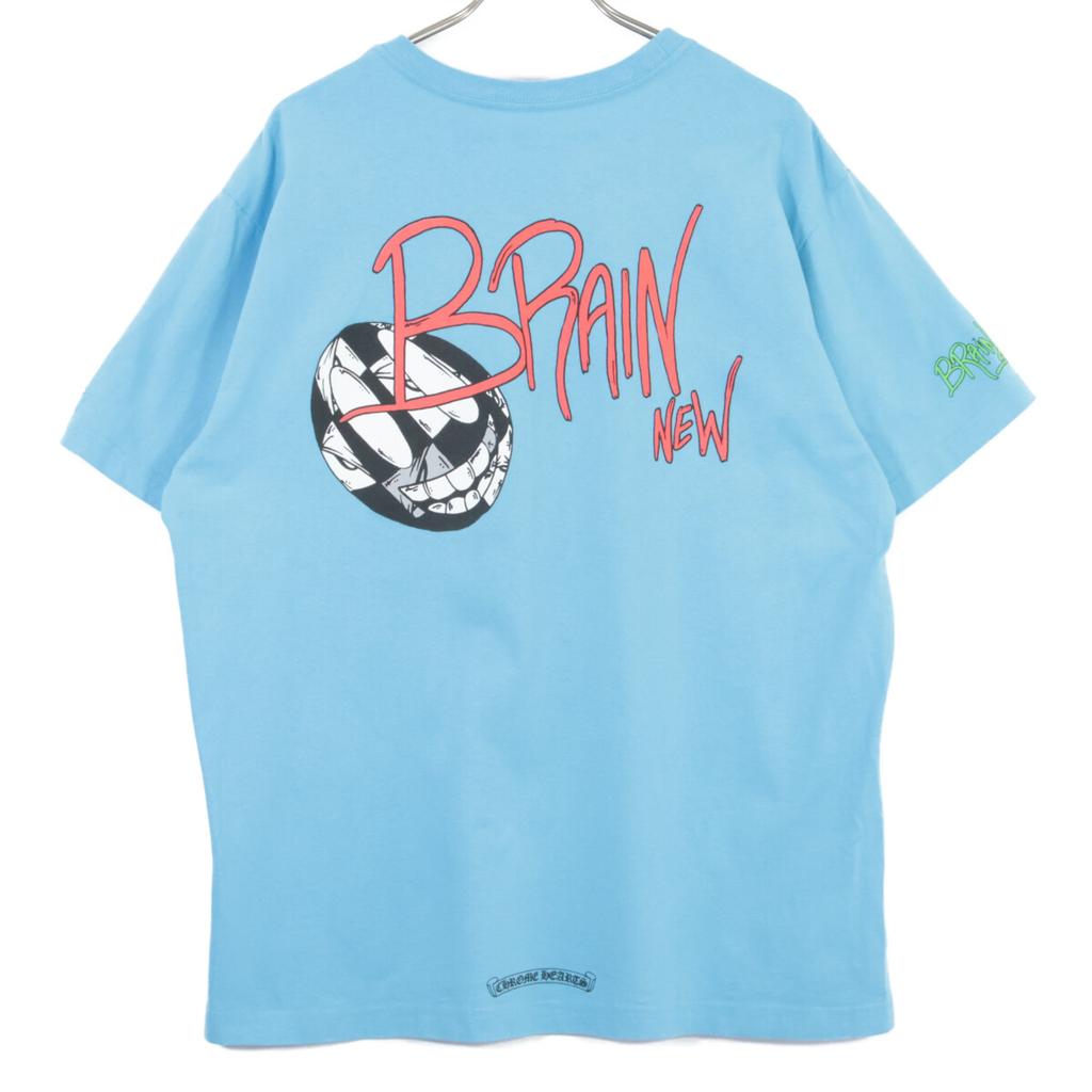 CHROME HEARTS XMatty boy Matty Boy [24Edelstahl] Brandneu Kurzarm T-Shirt Oberteile XXL blauGebraucht